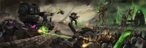 warhammer 40k   platinum hands chapter vs necrons by waruhameru40kart deveoj4